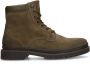 Manfield Heren Khaki suède veterboots - Thumbnail 2