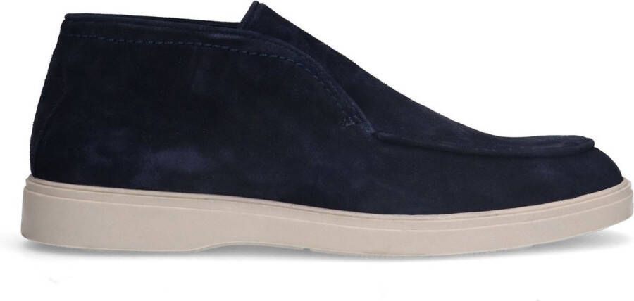 Manfield Heren Navy suède boots