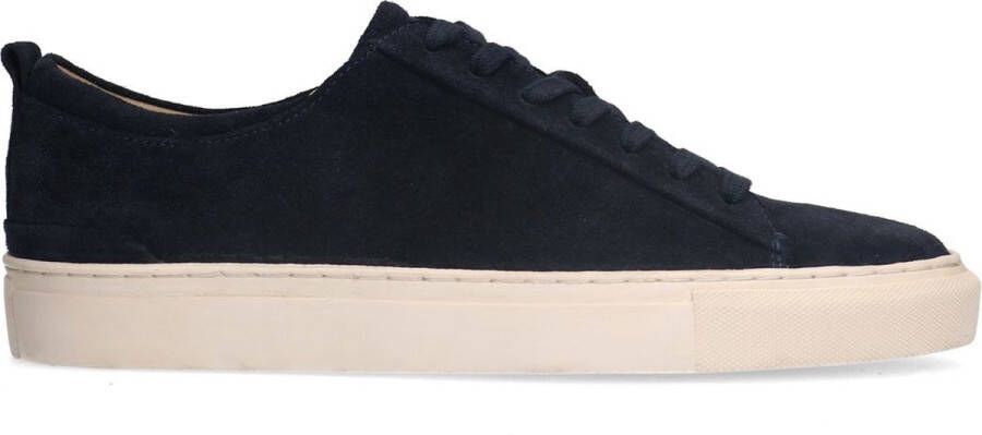 Manfield Heren Navy suède sneakers