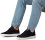 Manfield suède sneakers donkerblauw - Thumbnail 2