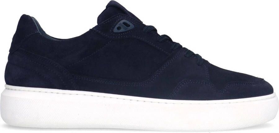 Manfield Heren Navy suède sneakers