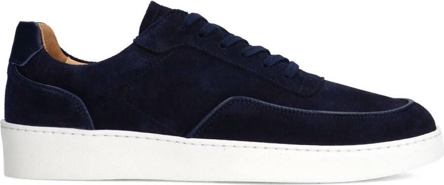 Manfield Heren Navy suède sneakers