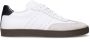 Manfield Heren Witte leren sneaker - Thumbnail 2