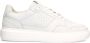 Manfield Heren Witte nubuck sneakers - Thumbnail 2