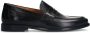 Manfield Heren Zwarte leren loafers - Thumbnail 2