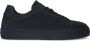 Manfield Heren Zwarte nubuck sneakers - Thumbnail 2