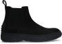 Manfield Heren Zwarte suède chelsea boots - Thumbnail 1