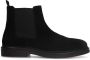 Manfield Heren Zwarte suède chelsea boots - Thumbnail 2