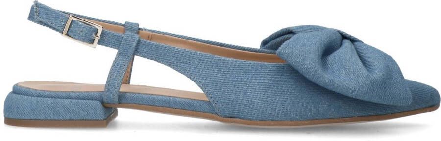 MANFIELD X INTERIEUR VAN MIES Dames Interieurvanmies Denim slingbacks met strik