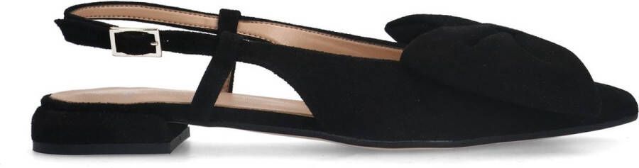 MANFIELD X INTERIEUR VAN MIES Dames Interieurvanmies Zwarte suède slingbacks