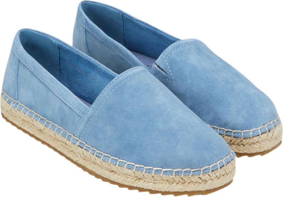 Marc O'Polo Suède Espadrilles met Jute Zool Blue Dames