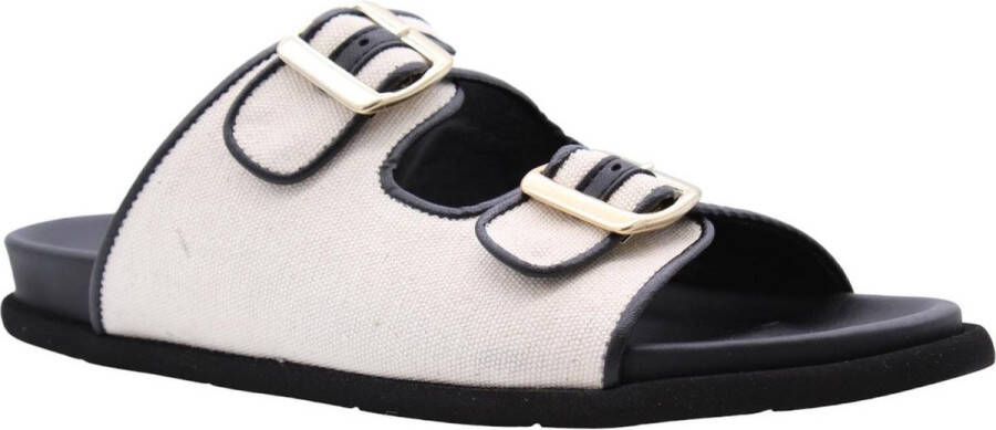 March23 Sliders comfortables pour homme Beige Dames