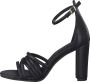 Marco tozzi Zwarte Synthetische Sandalette met Enkelband Black - Thumbnail 1