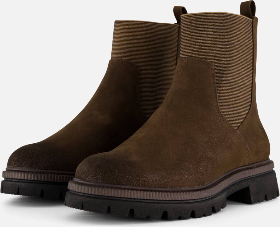 Marco Tozzi Chelsea boots bruin Synthetisch