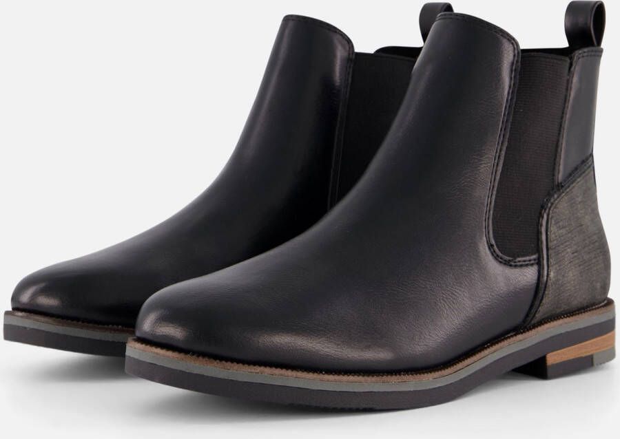 Marco Tozzi Chelsea boots zwart Synthetisch Dames