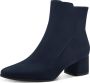 Marco Tozzi Dames Enkellaarsje 25364-840 Donkerblauw - Thumbnail 1