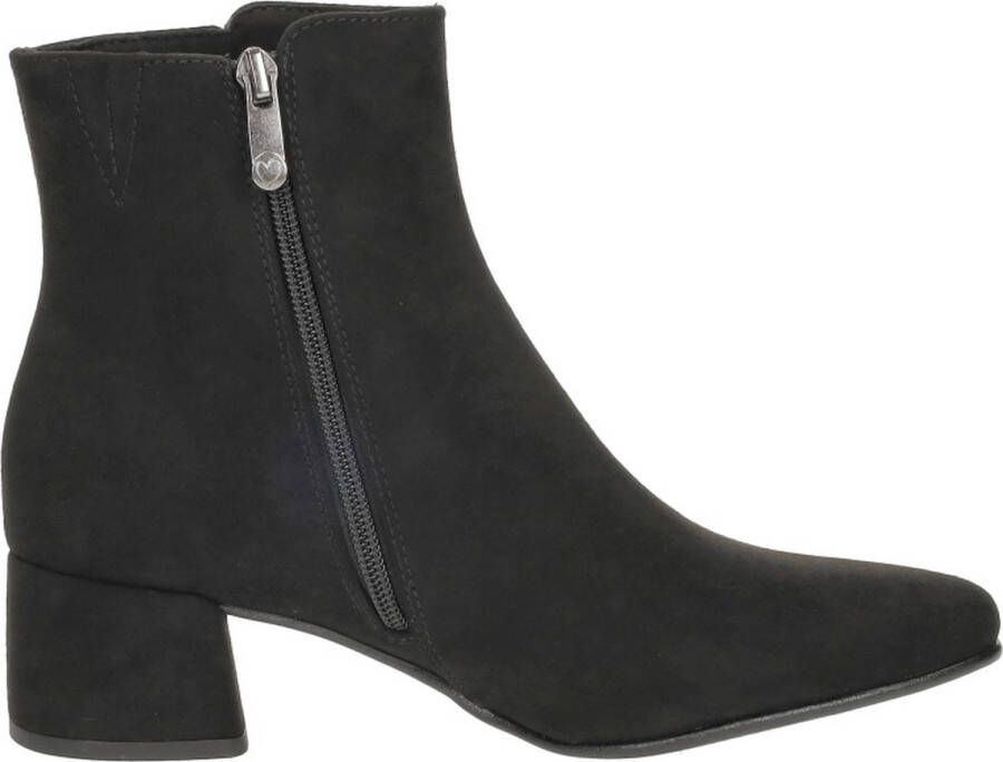 Marco tozzi Zwarte Vegan Enkellaars Black Dames