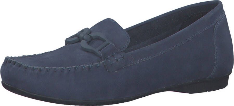 Marco Tozzi Dames Instapper 24203-893 Blauw