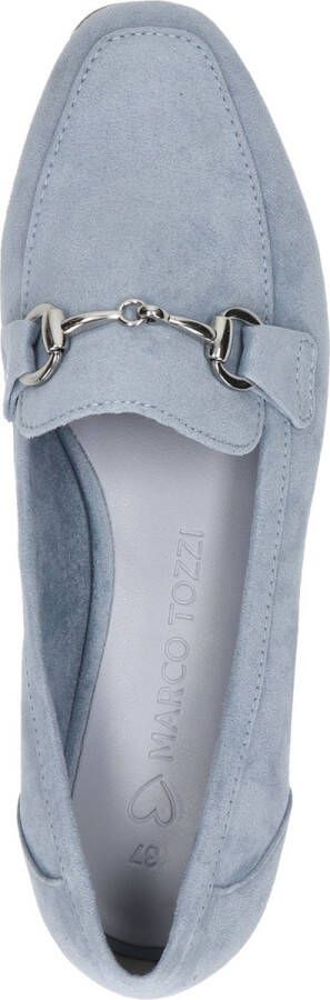 Marco Tozzi dames loafer Licht blauw