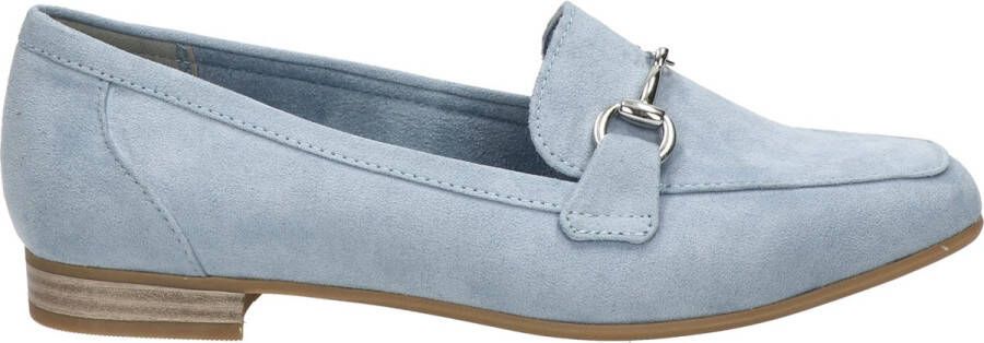 Marco Tozzi dames loafer Licht blauw