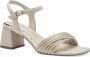 Marco tozzi Beige Platte Sandalen voor Vrouwen Beige Dames - Thumbnail 1