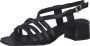 Marco Tozzi Dames Sandalette 28220-001 Zwart - Thumbnail 1