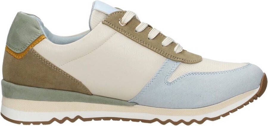 Marco Tozzi Dames Sneaker 23707-453 Blauw Combi