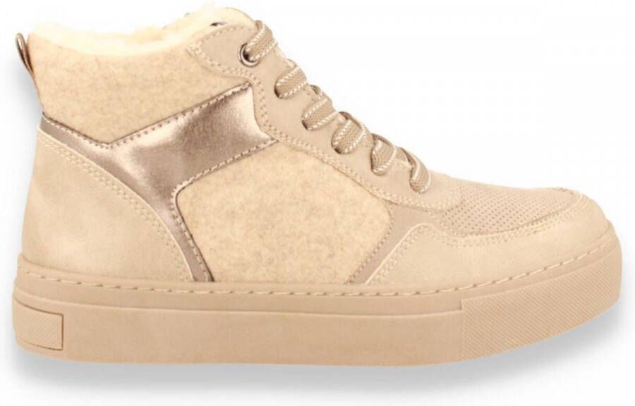 Marco Tozzi Dames Sneaker Ecru BEIGE