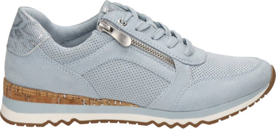 Marco Tozzi dames sneaker Licht blauw