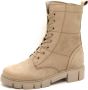 Marco Tozzi Dames Veterboot 25211 341 Taupe - Thumbnail 4