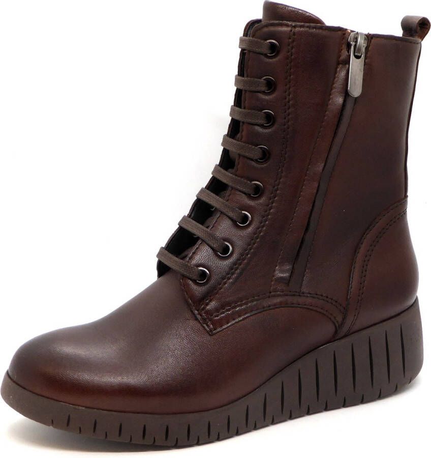 Marco Tozzi Dames Veterboot 25235-362 Bruin