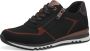 Marco tozzi Zwarte Suède Sneaker met Cognac Details Black Dames - Thumbnail 9