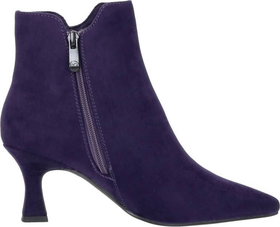 Marco tozzi Paarse Trendy Enkellaars met 7cm Hak Purple Dames