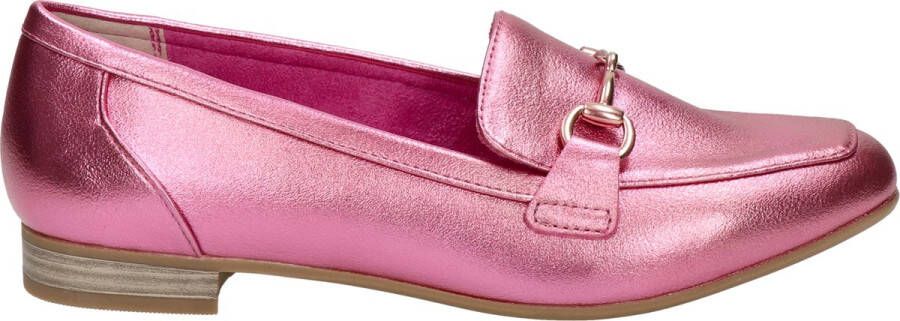 Marco tozzi Metallic Pink Loafers voor Vrouwen Pink Dames