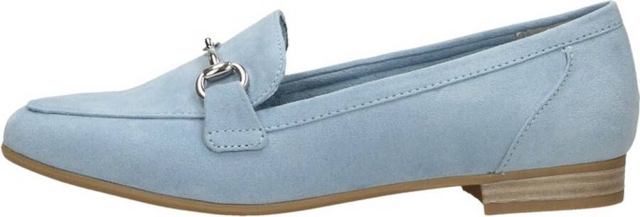 Marco Tozzi dames loafer Licht blauw