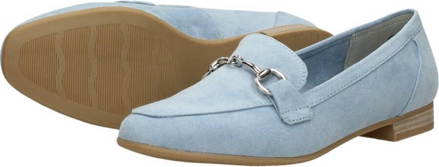 Marco Tozzi dames loafer Licht blauw