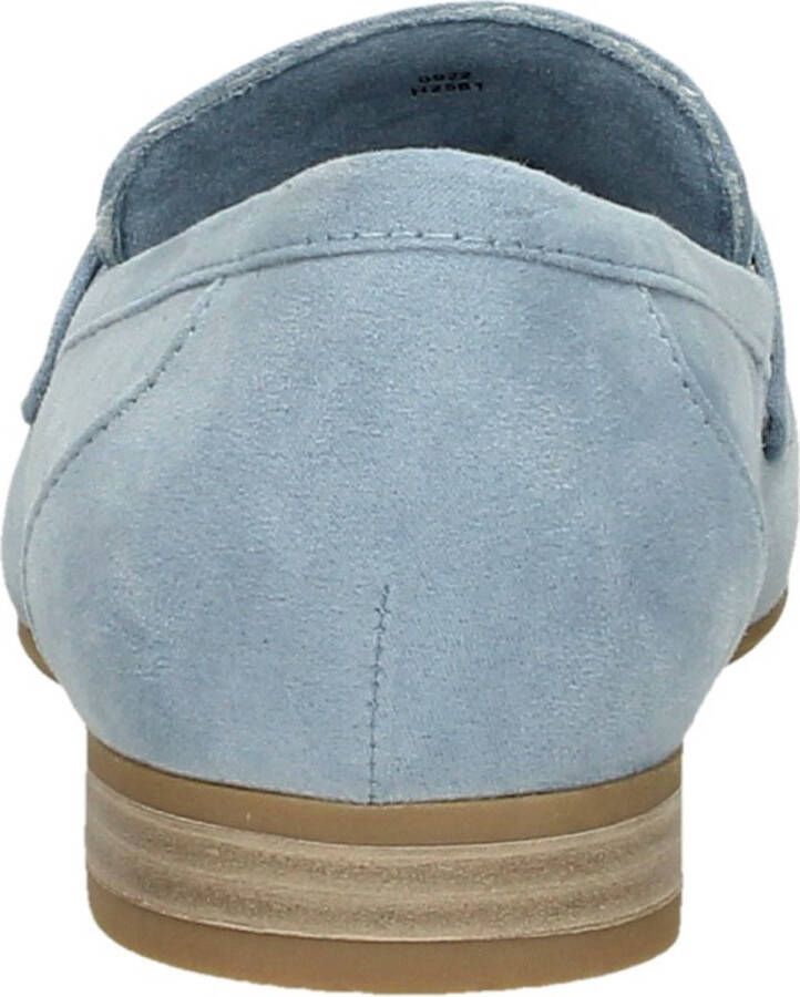 Marco Tozzi dames loafer Licht blauw