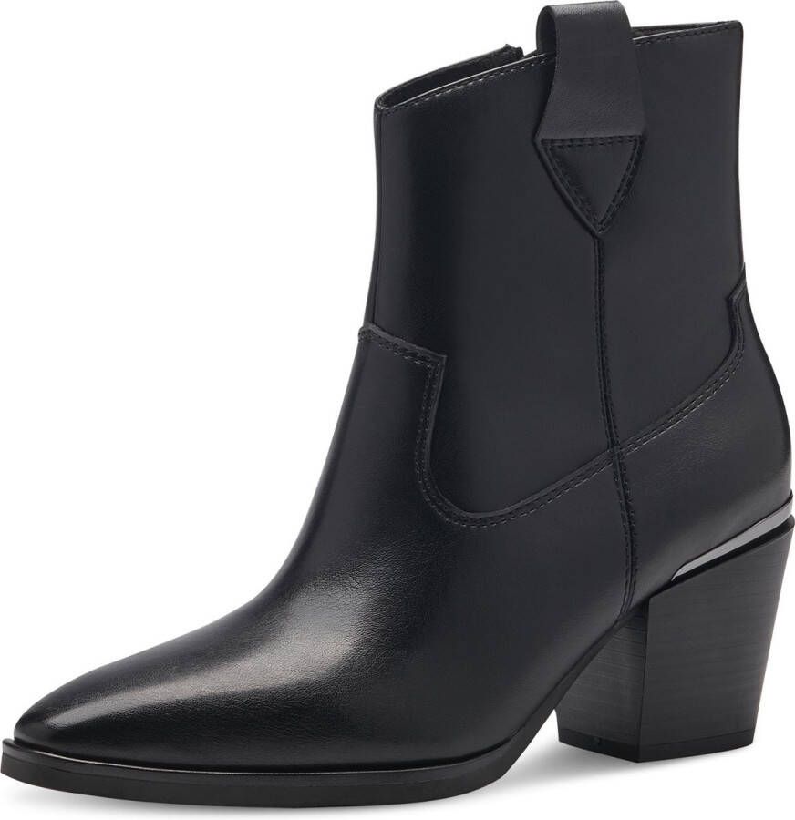 Marco Tozzi MT Soft Lining Feel Me Insole D ames Boot Heel BLACK