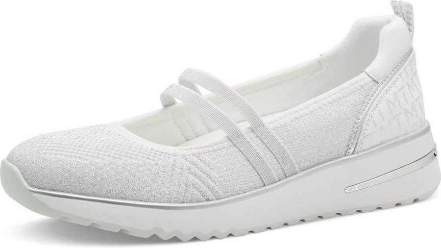 Marco Tozzi MT Soft Lining removable insole Dames Sneakers WHITE COMB