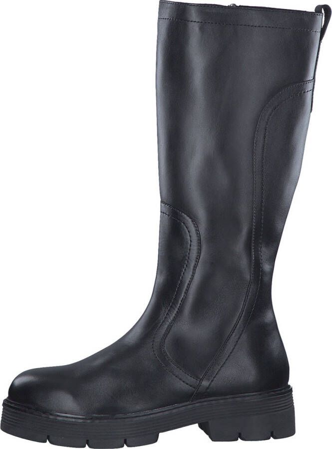 Marco Tozzi MT Vegan and Feel Me insole Dames Long Boot Flat BLACK