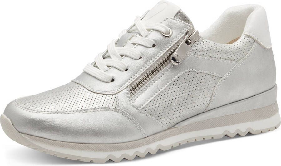 Marco Tozzi MT Vegan MT Soft Lining removable insole Dames Sneakers LT.GREY MET