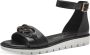 Marco Tozzi MT Vegan Soft Lining + Feel Me insole Dames Sandalen BLACK - Thumbnail 1