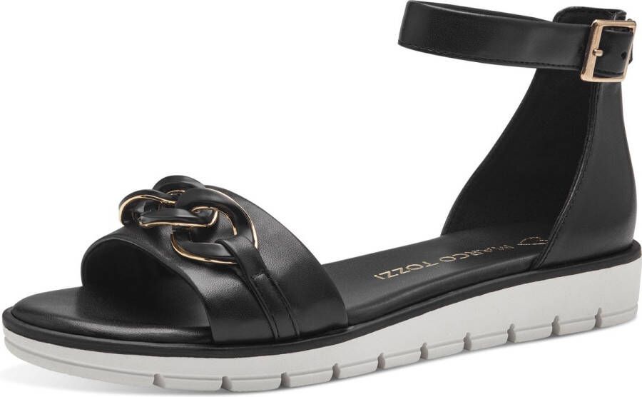 Marco Tozzi MT Vegan Soft Lining + Feel Me insole Dames Sandalen BLACK