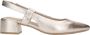 Marco tozzi Metallic Platinum Slingbacks voor dames Beige Dames - Thumbnail 1