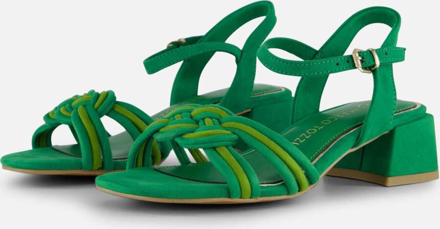 Marco Tozzi Sandalen groen textiel Dames