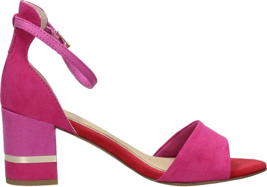 Marco tozzi Suède Sandalette in Roze en Rood Pink Dames