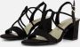 Marco Tozzi Sandalen zwart Textiel Dames - Thumbnail 3