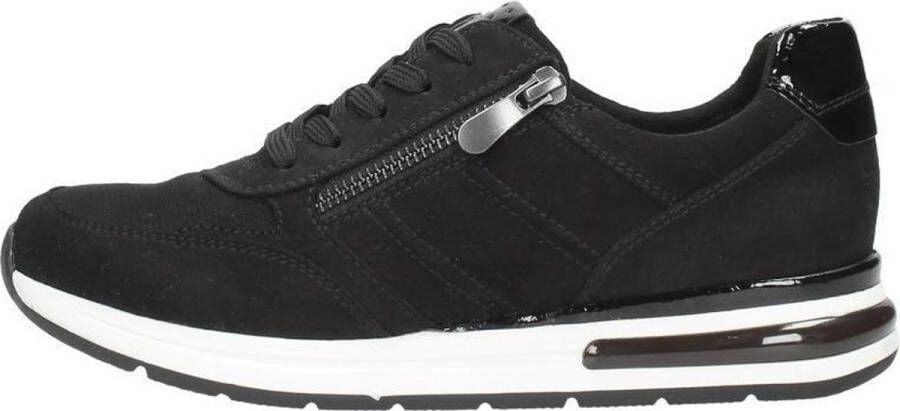 Marco tozzi Zwarte Sneaker met Uitneembaar Voetbed Black Dames