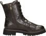 Marco Tozzi Veterschoenen Hoog Veterschoenen Hoog donkerbruin - Thumbnail 1