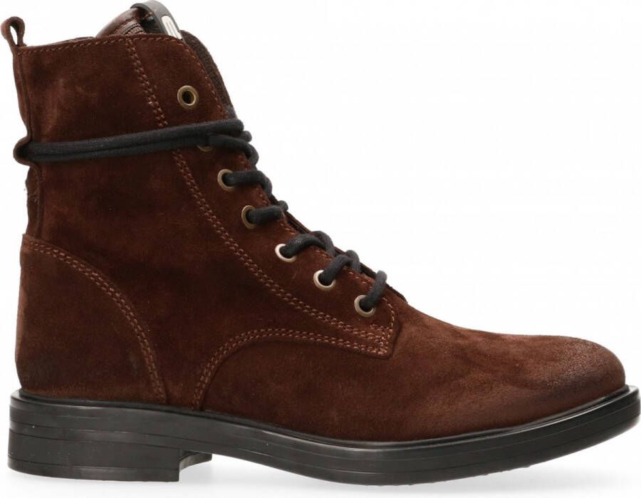 Maruti Anabela Veterboots Brown Dark Brown Lizard